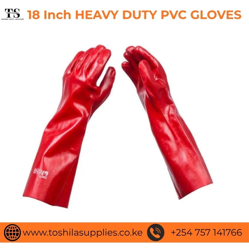 18 INCH HEAVY DUTY PVC GLOVES