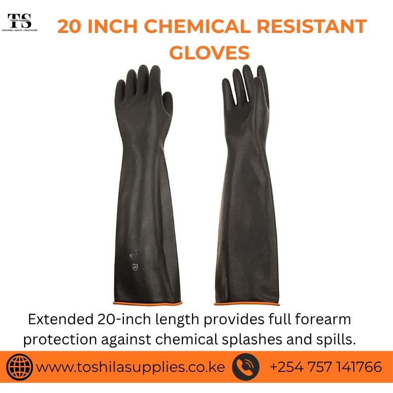 20 inch chemical resistant gloves