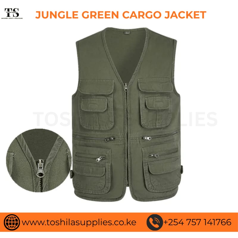 Jungle Green Cargo Jacket