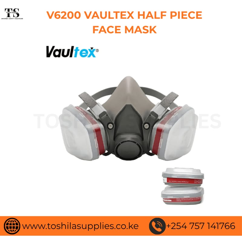 V6200 Vaultex Half Piece Face Mask