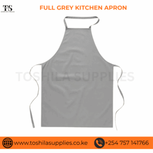 FULL GREY KITCHEN APRON