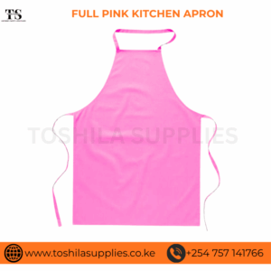 FULL PINK KITCHEN APRON