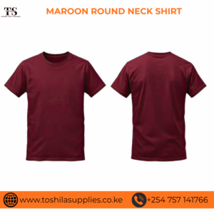 MAROON ROUND NECK SHIRT