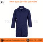 NAVY BLUE COTTON DUSTCOAT