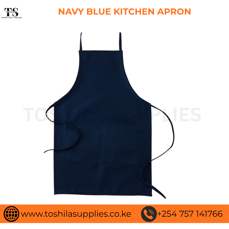 NAVY BLUE KITCHEN APRON