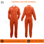 ORANGE COTTON OVERALL