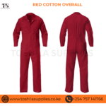 RED COTTON OVERALL