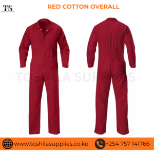 RED COTTON OVERALL