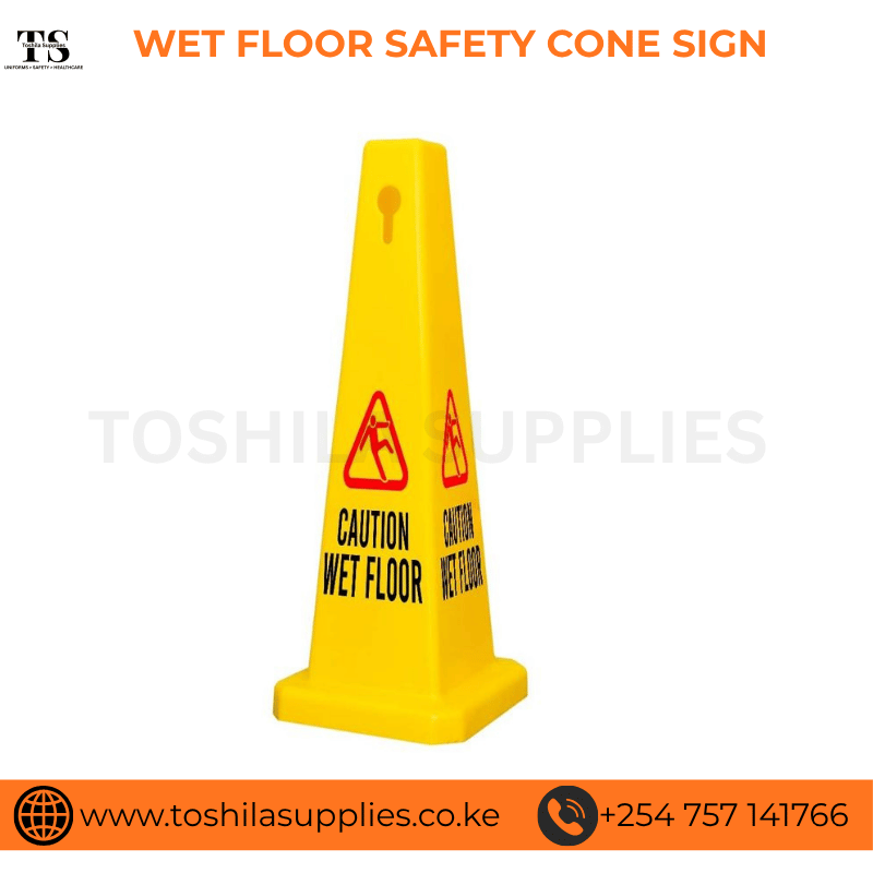 WET FLOOR SAFETY CONE SIGN