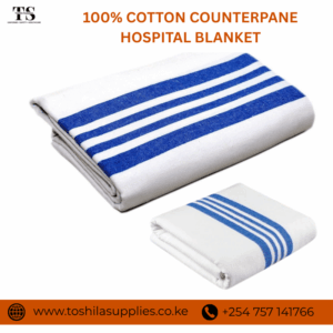 100% COTTON COUNTERPANE HOSPITAL BLANKET