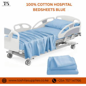 100% COTTON HOSPITAL BEDSHEETS BLUE