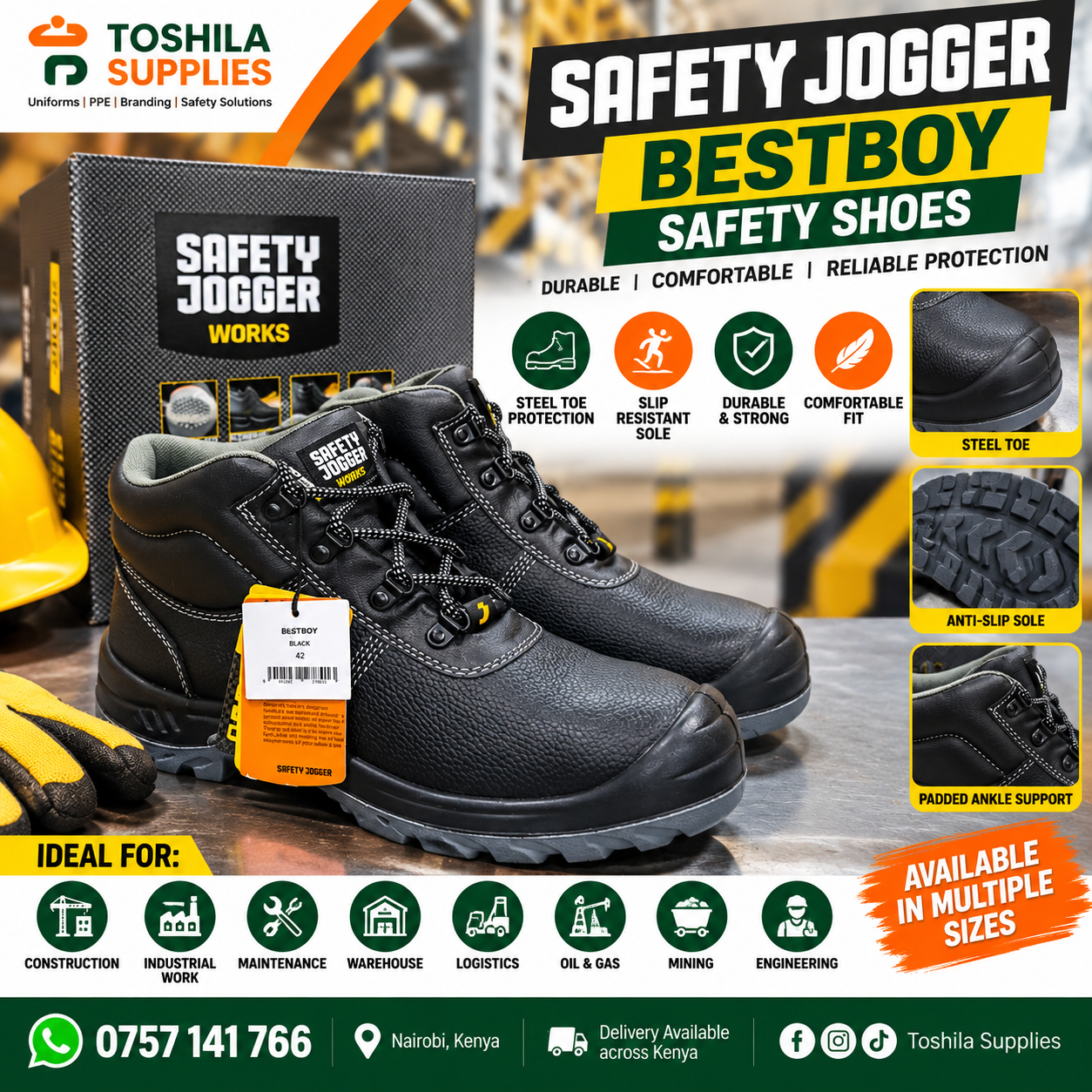 SAFETY JOGGER BEST BOY SAFETY BOOTS